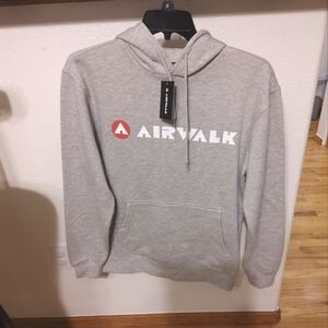 NWT Lt Grey Heather Airwalk Hoodie S Firm Price